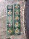 10 Stunning Original Art Nouveau Tube Lined Tiles From Fireplace Floral 1902
