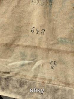 136x50 c1900 Art Nouveau Velvet French green Textile Museum Quality Chateau Dec