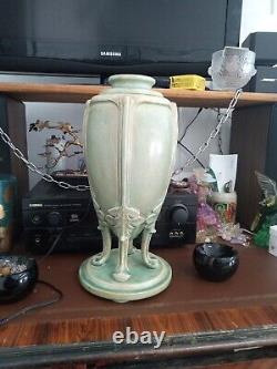 16.5 Art Nouveau Soft Paste Porcelain Vase