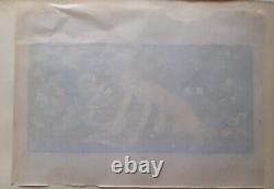 1895 Original Pre-raphaelite Woodcut John Dickson Batten, Eve And The Serpent