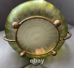 1900's Austrian Loetz Style Iridescent Art Glass Bowl