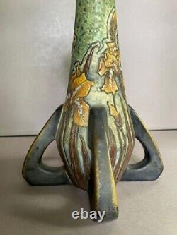 1900s Austria Amphora Secessionist Jugendstil Art Nouveau 14 candlestick Irises