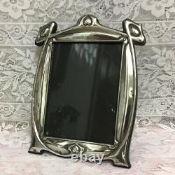 1911 Art Nouveau Charles S Green Solid Silver Lrg 12 Photograph Frame Dedicated