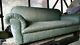 1920s/1930s Three Seater Sofa In Floral Duck Egg Green Simple And Elegant G. Cond