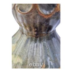 2 Royal Bonn Vases c1890-1920 Franz Anton Mehlem Handpainted Roses Art Nouveau