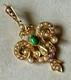 Antique Edwardian 15ct Art Nouveau Gold Natural Seed Pearl Turquoise Pendant 4g