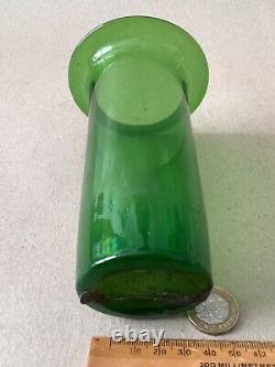 ART NOUVEAU LIBERTY & Co ARCHIBALD KNOX TUDRIC GREEN GLASS VASE 0441. 5 3/4in H