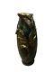 Art Nouveau Mixed Metal Vase C1905, Green And Gold