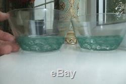 A FINE and BEAUTIFUL PAIR of VERY RARE Lalique sugar bowls or small fruit bowls
