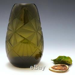 A Legras Cubism Inspired Vase c1930