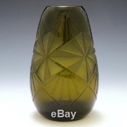 A Legras Cubism Inspired Vase c1930