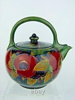 A Rare Early Wm Moorcroft Pomegranate Pattern Tea Pot. C1914, Burslem