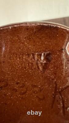 A Stunning Pair of Floral Handpainted Art Nouveau Jack in the Pulpit Vases