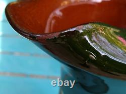 A Stunning Pair of Floral Handpainted Art Nouveau Jack in the Pulpit Vases