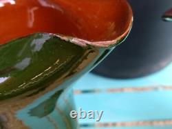 A Stunning Pair of Floral Handpainted Art Nouveau Jack in the Pulpit Vases