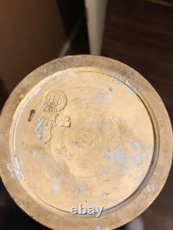 A pair of antique Royal Doulton Art Nouveau stoneware baluster vases