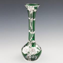 Alvin Silver Corporation Overlay Vase c1920