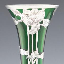 Alvin Silver Corporation Overlay Vase c1920