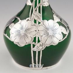 Alvin Silver Corporation Overlay Vase c1920