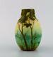 Amalric Walter (1870-1959) For Nancy. Rare Vase In Glazed Ceramics. 1890's