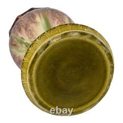 American Pottery Blended Majolica Vintage Art Nouveau Pedestal for Jardiniere