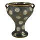 Amphora Rsk Austrian Art Nouveau Pottery White Floral Green Ceramic Chalice Vase