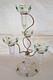 An Art Nouveau Stuart Peacock Eye/cairngorm 4 Branch Glass Epergne/vase C1910