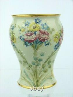 An Exquisite Wm Moorcroft for Ja's Macintyre Floral Spray on Celadon Vase. C1908