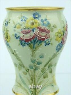 An Exquisite Wm Moorcroft for Ja's Macintyre Floral Spray on Celadon Vase. C1908