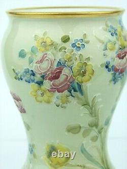 An Exquisite Wm Moorcroft for Ja's Macintyre Floral Spray on Celadon Vase. C1908