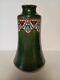 Antique 1890-99 7 Tall Haynes Ware Khorassan Illyrian Vase Green Art Nouveau