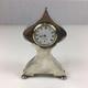 Antique 1913 Charles S Green & Co Art Nouveau Solid Silver Cased Clock A/f
