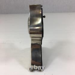 Antique 1913 Charles S Green & Co Art Nouveau Solid Silver Cased Clock A/F