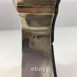 Antique 1913 Charles S Green & Co Art Nouveau Solid Silver Cased Clock A/F