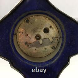 Antique 1913 Charles S Green & Co Art Nouveau Solid Silver Cased Clock A/F