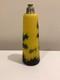 Antique 20's Art Nouveau Loetz Richard Etched Glass Vase Austria Yellow Green 8