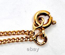 Antique 9ct Gold Art Nouveau Peridot/Seed Pearl Lavalier Pendant 18ct Gold Chain