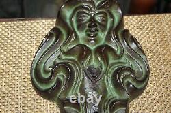 Antique Art Deco Art Nouveau Wall Sconce Light Fixture #3 Woman Flowing Hair