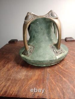 Antique Art Nouveau Austrian Art Pottery Vase