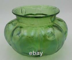 Antique Art Nouveau Austrian Loetz Crete Rusticana Iridescent Art Glass Vase