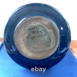 Antique Art Nouveau Ceramic Vase by PZH Plateelbakkerik Zuid-Holland, Estie & Co