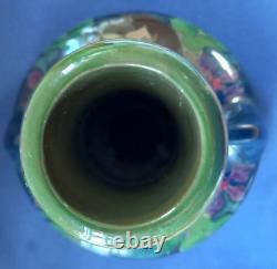 Antique Art Nouveau Ceramic Vase by PZH Plateelbakkerik Zuid-Holland, Estie & Co