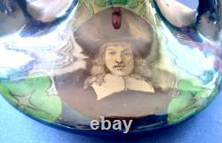 Antique Art Nouveau Ceramic Vase by PZH Plateelbakkerik Zuid-Holland, Estie & Co