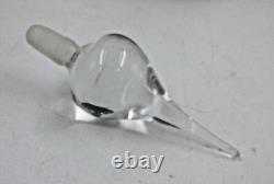 Antique Art Nouveau Green Glass Scent Bottle with Sterling Silver Overlay (SEPY)