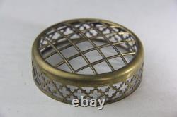 Antique Art Nouveau Green Iridescent Art Glass Vase with frog Possible by Kralik