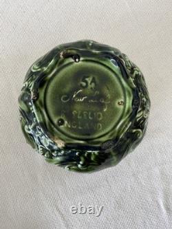 Antique Art Nouveau New Leaf Pottery Jardinière Handcrafted Floral Design