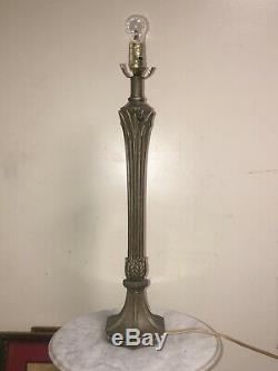 Antique Art Nouveau Riviere Studios (type) Bronze Art Lamp Base Tiffany Era Ny