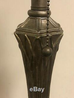 Antique Art Nouveau Riviere Studios (type) Bronze Art Lamp Base Tiffany Era Ny