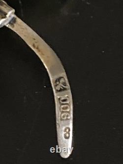 Antique Art Nouveau Silver Dragonfly Brooch hair pin pforzheim By Meyle Mayer