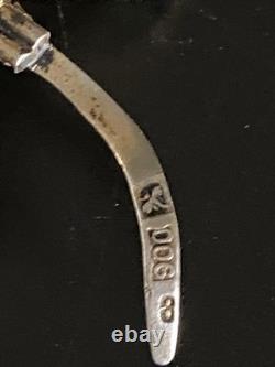 Antique Art Nouveau Silver Dragonfly Brooch hair pin pforzheim By Meyle Mayer